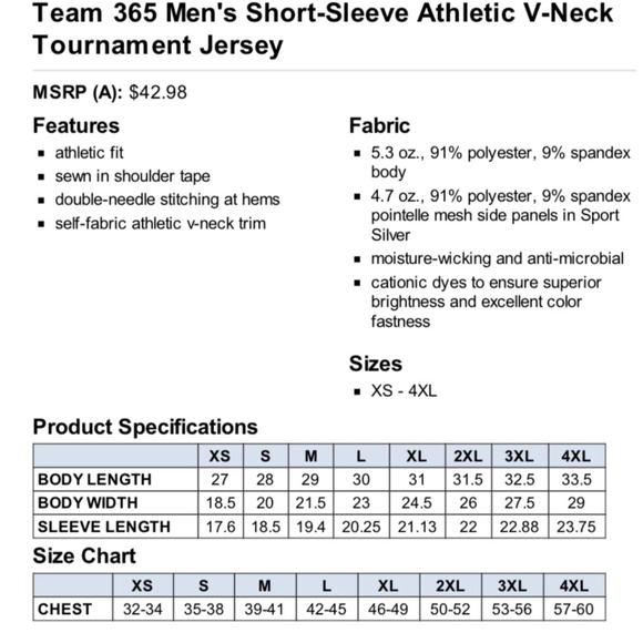 🌟 Men's Short-Sleeve Athletic V-Neck Tournament Jersey - Picture 6 of 6